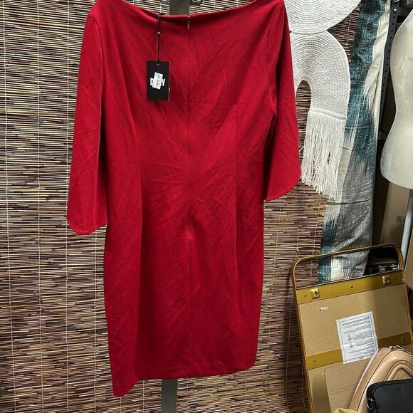 Dkny Open-Sleeve Ruched Sheath Dress - Picture 3 of 3